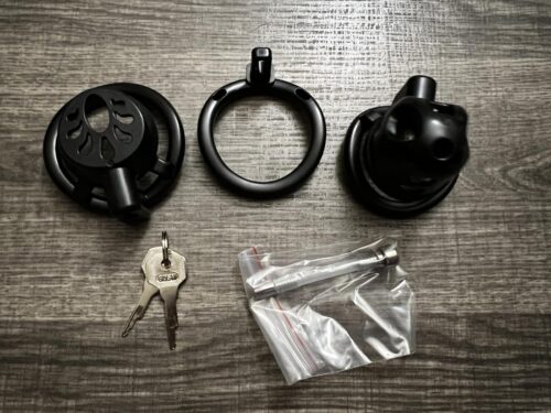 Male Chastity Cage with 3 Sizes Ring photo review