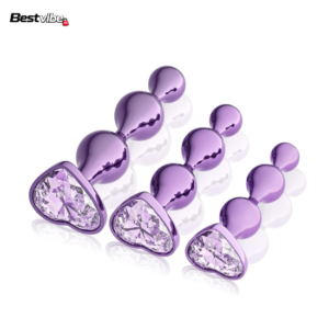 3 Pcs Metal Anal Butt Plugs