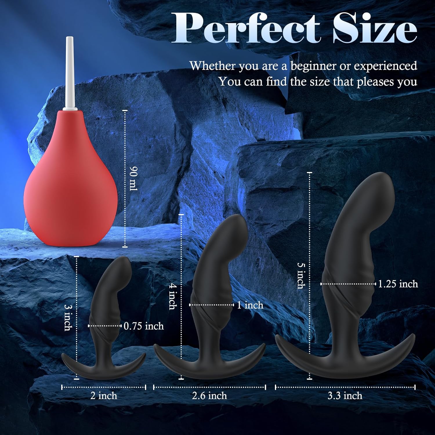 4 PCS Anal Plug Adult Sex Toy