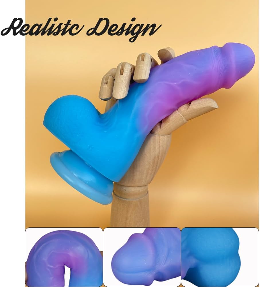 8 Inch Adult Blue Dildo in Pakistan