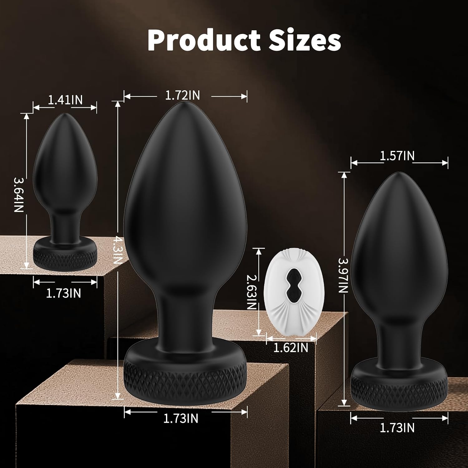 Anal Plug Vibrator Sex Toy for Women